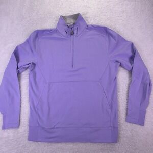 NEW B Draddy Russel 1/4 Zip Golf Pullover Men's M, Righteous Purple - NWT